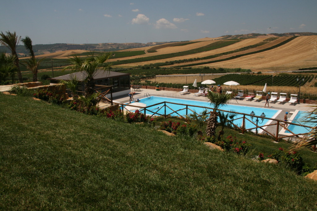 vista piscina